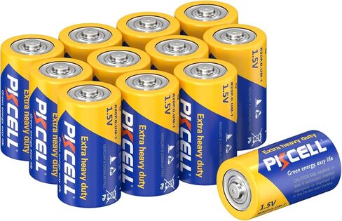 PKCELL 4 Pack ER34615 بطارية 19000mah ER34615 D خلية 3.6 فولت بطارية الليثيوم (غير قابلة للتشغيل) in Kuwait