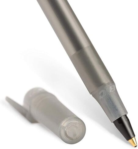 أقلام حبر جاف BIC Round Stic Xtra Life - نقطة متوسطة 1.0 مم، تدفق حبر ثابت وطويل الأمد للغاية، عبوة مكونة من 96 قلمًا أسود in Kuwait