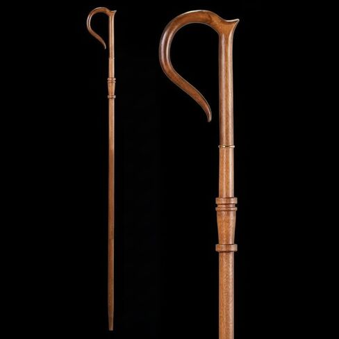 Wood Crozier Polish Staff Crosier Bishop حرفية عالية الجودة، 70 بوصة عيد الميلاد G1 in Kuwait