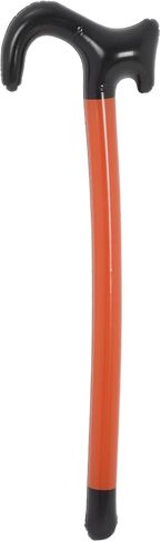Inflatable Crutches Set - Lightweight PVC Walking Stick Props for Halloween Christmas Parties Includes Fashion Coffee-Colored Cane and Accessories Portable Inflatable Mobility Aid in Saudi Arabia