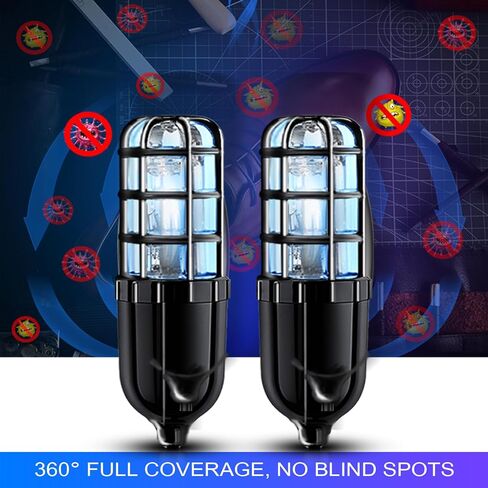 Ultraviolet Shoe Deodorizer,UV Light Sneaker Cleaner,Smart Timing UV Footwear Odor Elimination,360°Ultraviolet Bulb Design, Applicable to All Shoes and Boots 6W （Black） in Saudi Arabia