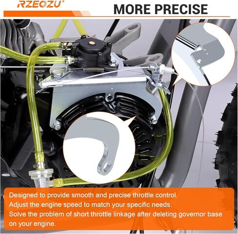Throttle Control Linkage Bracket Kit, Engine Mounting Top Plate Replacement for Predator 212 224 196cc GX160 GX200 Engine Coleman CT200U CT200U-EX BT200X Baja MB200 Mini Bike Go Kart Parts in Saudi Arabia