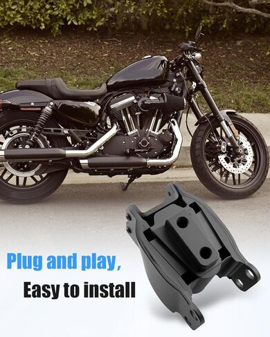 Front Isolator Motor Mount 0933-0101 Fit for Harley Davidson Dyna Low Rider Street Bob Super Glide Wide Glide FXDWG Convertible Fat Bob Daytona 1991-2017, 47583-90B in Kuwait
