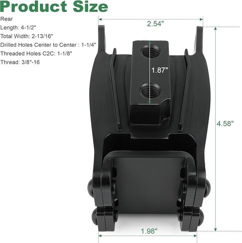 Rear Isolator Engine Motor Mount Compatible with Harley Davidson 1991-2017 Dyna FXD/FXDWG, Repl OEM # 47564-99 in Saudi Arabia
