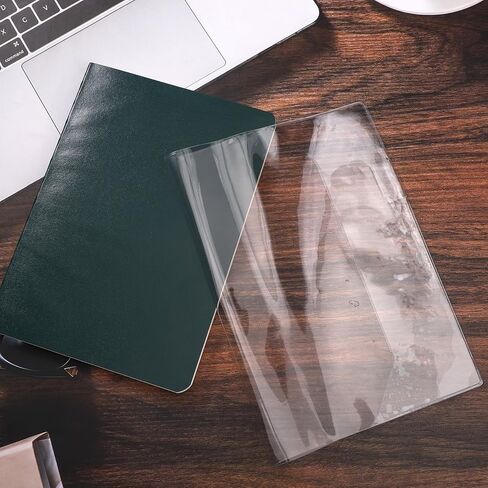 غلاف كتاب شفاف مقاس A5 لجهاز Ho-Bonichi-Techo Midori Stalogy، غلاف حماية من مادة PVC الهلامية لأجهزة الكمبيوتر المحمولة والمخططين والمجلات والمذكرات مقاوم للماء ومقاوم للخدش in Kuwait
