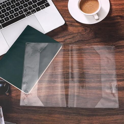 غلاف كتاب شفاف مقاس A5 لجهاز Ho-Bonichi-Techo Midori Stalogy، غلاف حماية من مادة PVC الهلامية لأجهزة الكمبيوتر المحمولة والمخططين والمجلات والمذكرات مقاوم للماء ومقاوم للخدش in Kuwait