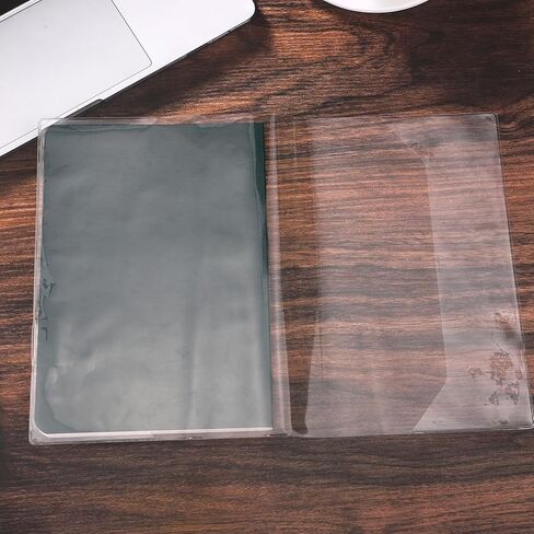 غلاف كتاب شفاف مقاس A5 لجهاز Ho-Bonichi-Techo Midori Stalogy، غلاف حماية من مادة PVC الهلامية لأجهزة الكمبيوتر المحمولة والمخططين والمجلات والمذكرات مقاوم للماء ومقاوم للخدش in Kuwait
