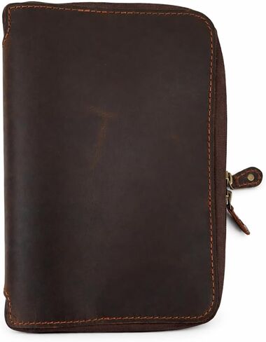 A5 Leather Journal Cover with Zipper Refillable Notebook Cover, Compatible with Moleskine, Leuchtturm1917 & Archer A5 Journals, Fits Medium A5 5.75 x 8.25 in & Large A5 5 x 8.25 in Diary in Saudi Arabia