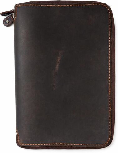 A5 Leather Journal Cover with Zipper Refillable Notebook Cover, Compatible with Moleskine, Leuchtturm1917 & Archer A5 Journals, Fits Medium A5 5.75 x 8.25 in & Large A5 5 x 8.25 in Diary in Saudi Arabia
