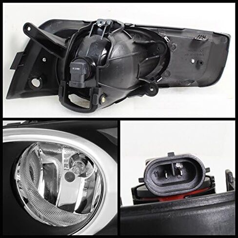 Jdragon Fog Light Compatible for 2010-2014 Chevy Cruze Fog Lights Bumper Lamp Clear with Switch/Harness/Relay/Wiring in Saudi Arabia