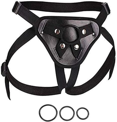 Soft Comfortable Adjustable Unisex Underwear Strapless Underwear Brief - Harness Wearable Strapless Harnesses Panties Black in Saudi Arabia