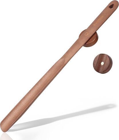 Shoe Horn Long Handle for Seniors 19.7" Extra Long Shoehorn Wooden for Men Women, with Magnetic Base Wall Mounted in Saudi Arabia