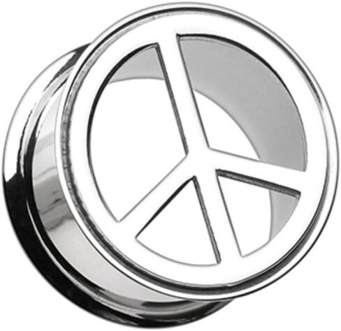 قابس قياس الأذن من الفولاذ المجوف المزدوج من Peace Top in Kuwait