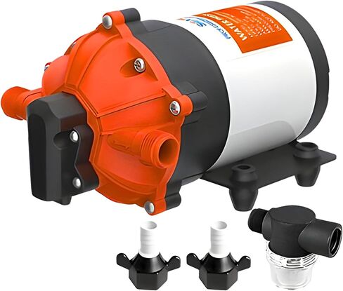 مضخة بؤرة ضغط المياه 53 من SEAFLO - 12 فولت تيار مستمر، 7.0 GPM، 60 رطل لكل بوصة مربعة in Kuwait