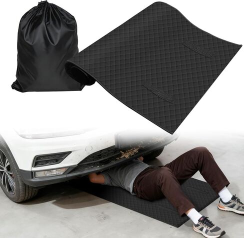 Rolling Creeper Mat,Under Car Repair Garage Mat, 58"X28",Made Available for Self-Driving Tour, Long-Haul Truck for Working On The Ground, Foldable Mechanics Mat for Low Clearance in Saudi Arabia