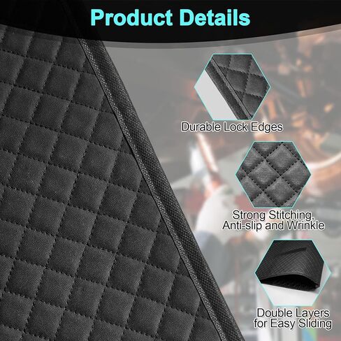 Rolling Creeper Mat,Under Car Repair Garage Mat, 58"X28",Made Available for Self-Driving Tour, Long-Haul Truck for Working On The Ground, Foldable Mechanics Mat for Low Clearance in Saudi Arabia