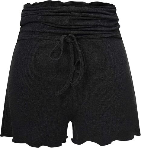 Daydance Big Girls Women Knit Athletic Shorts Waist, Stomach, Abdominal Warmer for Dance, Workout Exercise in Saudi Arabia