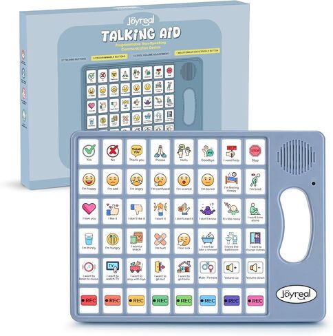 جهاز Joyreal AAC للتوحد، وأدوات التواصل غير اللفظي لعلاج النطق وإعادة تأهيل السكتة الدماغية. تابلت اتصالات، أدوات مساعدة على التحدث للتوحد مع 8 أزرار قابلة للبرمجة ومستوى صوت قابل للتعديل (أرجواني) in Kuwait