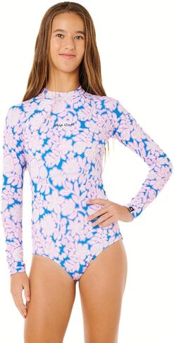 بدلة سباحة Rip Curl للفتيات بأكمام طويلة بعامل حماية من الأشعة فوق البنفسجية 50+ لركوب الأمواج in Saudi Arabia