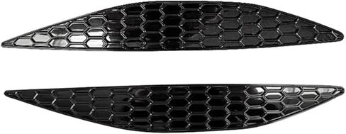 1Pair Rear Bar Honeycomb Reflector Cover Trim Styling for VW for Golf 7 for GTI MK7 2014-2018 Tail Fog Light Strips Sticker in Saudi Arabia