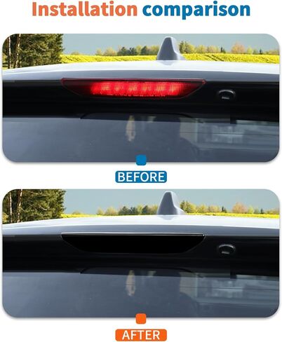JeCar غطاء خفيف للفرامل الثالث المدخن من أجل 2011-2022 Jeep Grand Cherokee/2011-2016 Jeep Compass - غطاء خفيف للفرامل الثالثة عالي التركيب ملحقات الديكور in Saudi Arabia