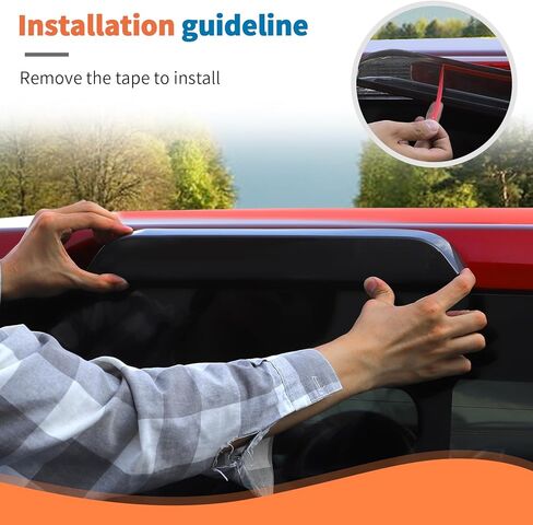 JeCar for 2015-2023 Ford F150 Smoked 3rd Third Brake Light Cover Trim Guard – F150 High-Mount Brake Light Cover Decoration Accessories in Saudi Arabia