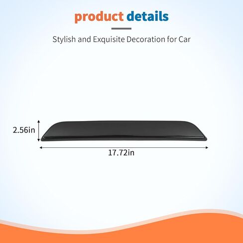 JeCar for 2015-2023 Ford F150 Smoked 3rd Third Brake Light Cover Trim Guard – F150 High-Mount Brake Light Cover Decoration Accessories in Saudi Arabia