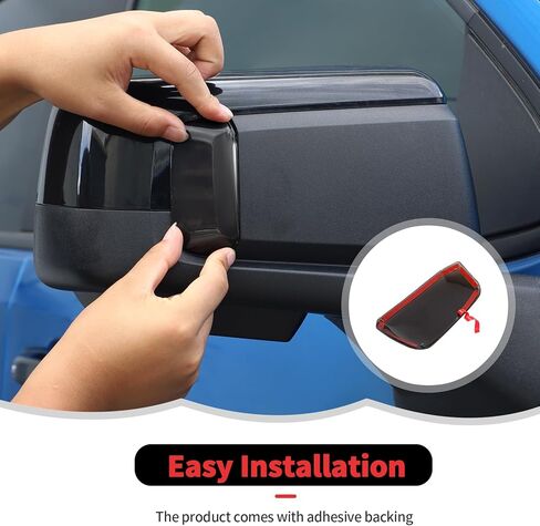 RT-TCZ Smoked Black Rearview Mirror Turn Signal Light Cover Trim Decoration Exterior Accessories for Chevy Silverado 2019-2025,for GMC Sierra 2019-2025 in Saudi Arabia