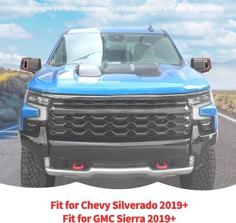 RT-TCZ Smoked Black Rearview Mirror Turn Signal Light Cover Trim Decoration Exterior Accessories for Chevy Silverado 2019-2025,for GMC Sierra 2019-2025 in Saudi Arabia
