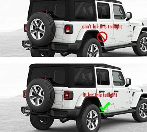 Korlot Black Plastic Front Headlight Fog Turn Signal Light Taillight Cover Trims Accessories Kit for 2018-2026 Jeep Wrangler JL in Saudi Arabia
