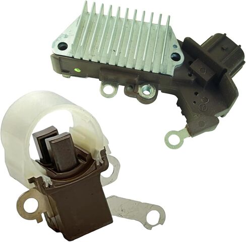 Alternator Voltage Regulator & Brush Kit Compatible with 2006–2015 Toyota Yaris 1.5L & 2005–2016 Tacoma 2.7L – Replaces Denso 126600-0520 / Toyota 27700-21050 & More in Kuwait