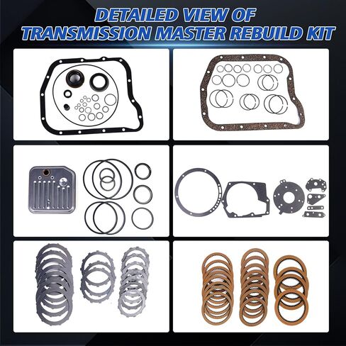 46RE 47RE A518 A618 Transmission Master Rebuild Kit Compatible with 1998-2002 Dakota Durango 1500 2500 3500 Replace OE 46RE 47RE A518 A618 in Kuwait