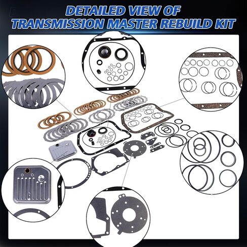 46RE 47RE A518 A618 Transmission Master Rebuild Kit Compatible with 1998-2002 Dakota Durango 1500 2500 3500 Replace OE 46RE 47RE A518 A618 in Kuwait