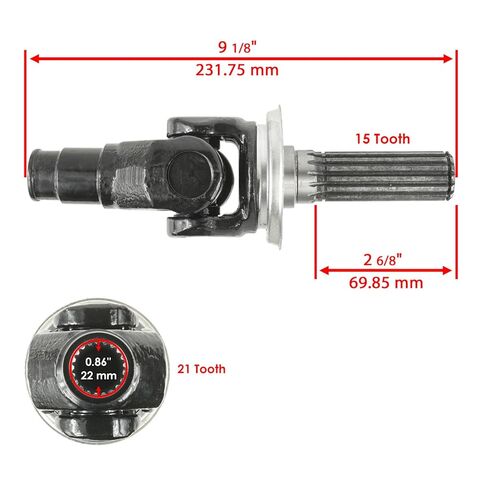 قطع غيار Powersports لـ 39158-1109 39158-1104 39158-1105 مجموعة عمود محرك المحور الخلفي لـ Kawasaki Mod-C33C-67611 in Kuwait