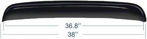 4pcs Sun Rain Vent Exterior Door Deflector Trim Window Visors Left Driver Right Passenger Side in Channel Mount Style Reinforced Acrylic Dark Smoke Tint for Cadillac, for Chevy, for GMC in Saudi Arabia