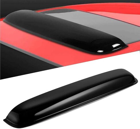 4pcs Sun Rain Vent Exterior Door Deflector Trim Window Visors Left Driver Right Passenger Side in Channel Mount Style Reinforced Acrylic Dark Smoke Tint for Cadillac, for Chevy, for GMC in Saudi Arabia