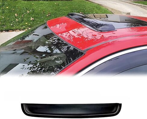 4pcs Sun Rain Vent Exterior Door Deflector Trim Window Visors Left Driver Right Passenger Side in Channel Mount Style Reinforced Acrylic Dark Smoke Tint for Cadillac, for Chevy, for GMC in Saudi Arabia