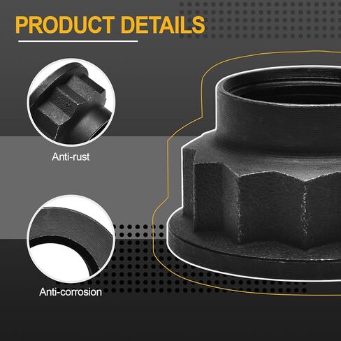 2Pcs Front Wheel Axle Shaft Nuts Compatible with 2002-2024 Camry Corolla 2004-2024 Sienna 2006-2022 IS350 2007-2020 GS350 2004-2006 Scion xA Part Number 90177-22001 90080-17238 in Saudi Arabia