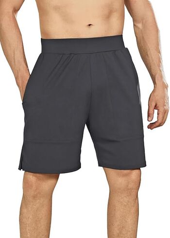 Men's Athletic Shorts Quick Dry Running Workout Shorts Lightweight Hiking Gym Casual Shorts with Pockets in Saudi Arabia