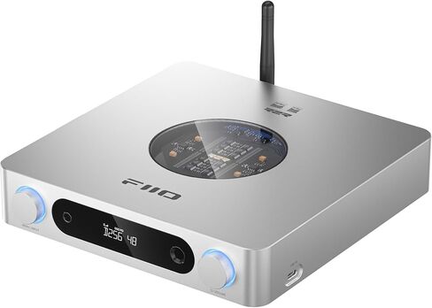 Fiio K13 R2R سطح المكتب DAC & سماعات الرأس AMP ، وعالي الدقة 24bit R2R DAC ، إخراج 2400 ميجا واط ، دفق بلوتوث LDAC ، مزود الطاقة المزدوج ، 10 النطاق PEQ ، موازنة XLR & RCA صوتية (Silver) in Saudi Arabia
