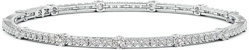 Angara Natural 2.2 Ct Diamond Tennis Bracelet for Women in 14K Solid Gold | April Birthstone, Birthday, Engagement, Anniversary Jewelry Gift For Women | Length-7 inch in Saudi Arabia