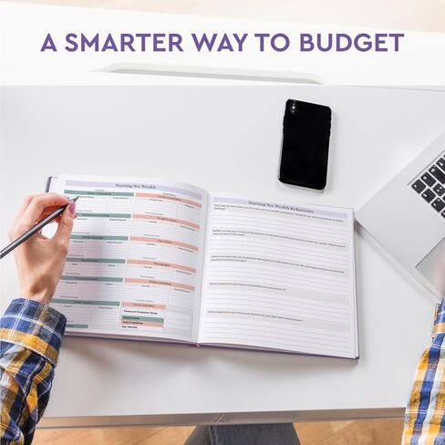 مخطط الميزانية Dow Janes Planner Panda Planner 2026 مخطط مالي - مخطط الميزانية الشهرية ومتتبع دفع الفواتير، دفتر تعقب النفقات، كتاب الميزانية، 8.5 × 11 غلاف ناعم أرجواني 120 جرامًا للمتر المربع in Kuwait