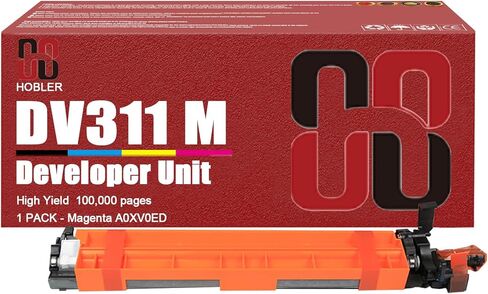 وحدة تطوير DV311 متوافقة مع وحدة تطوير Konica Minolta DV-311 A0XV03D A0XV0KD A0XV0ED A0XV08D لطابعات Bizhub C220 C280 C360 C7722 C7728، عبوة صفراء واحدة in Kuwait