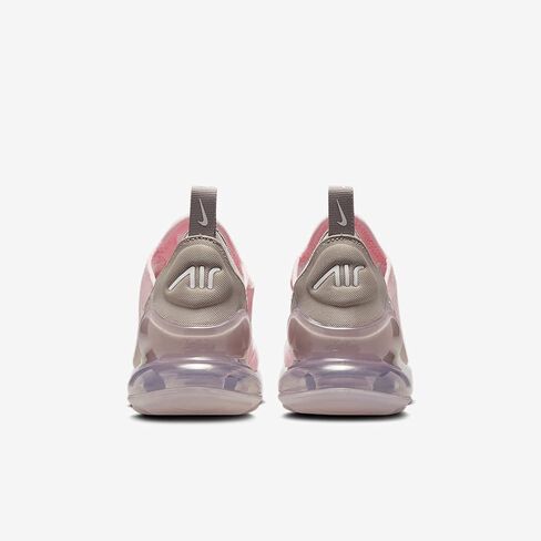 حذاء Nike Air Max 270 للأطفال الكبار (IB4435-663، إسفنج وردي/رمادي جامعي/بنفسجي بلاتيني/أبيض ساميت) مقاس 7 in Kuwait