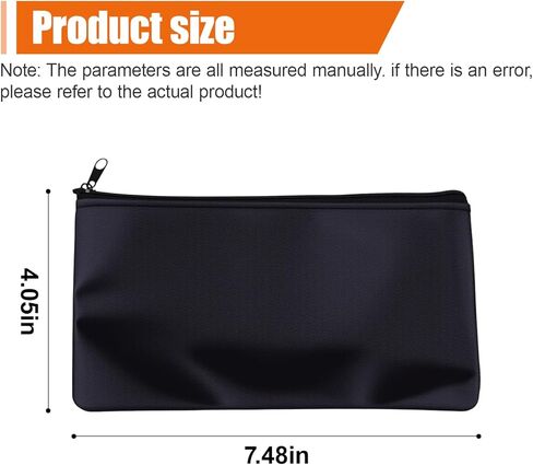2PCS Car Tool Pouches with Zipper, Universal Oxford Cloth Waterproof Small Wrench Organizer, Multipurpose Car Tool Storage Bag for Wheel Lug Nuts, Lock, Key (Small) in Saudi Arabia
