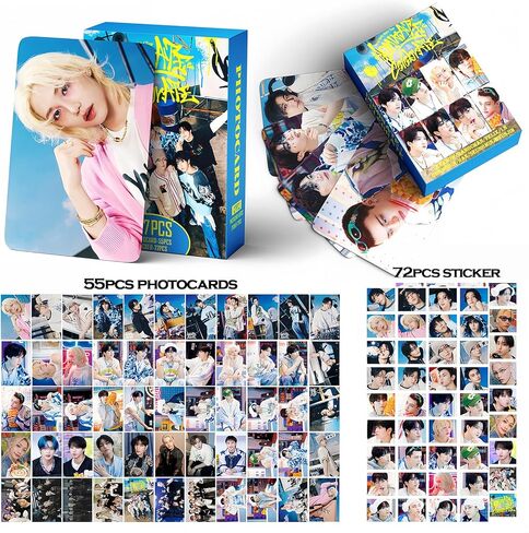 PYAJUU Photocards 127 قطعة تهيمن: مجموعة بطاقات الصور للاحتفال بجولة حول العالم Lomo Merch للأولاد والبنات مجموعة بطاقات 55 قطعة من بطاقة الصور الفوتوغرافية و72 قطعة من الملصقات هدية للبقاء in Saudi Arabia