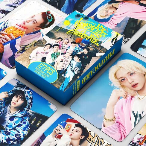 PYAJUU Photocards 127 قطعة تهيمن: مجموعة بطاقات الصور للاحتفال بجولة حول العالم Lomo Merch للأولاد والبنات مجموعة بطاقات 55 قطعة من بطاقة الصور الفوتوغرافية و72 قطعة من الملصقات هدية للبقاء in Saudi Arabia