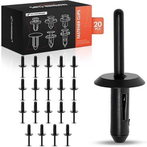 A-Premium 6.75mm Nylon Car Retainer Fastener Push Pin Clips Bulk Clips 30-Pack 2.46oz Compatible with GM Models in Saudi Arabia