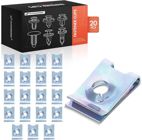 A-Premium 30 PCS Zinc Car Retainer Fastener Push Pin Clips Compatible with BMW Models - for 7mm in Saudi Arabia
