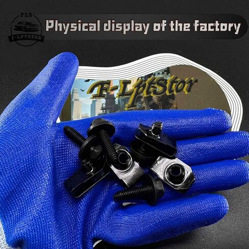 20pcs M6×1.0 U Clip Nut and Body Bolts Kit Compatible with Gm Ford Chevy Buick Chrysler -Application Body Fender Bumper Radiator Hood Fender Skid Plate-Replaces 11503834. in Kuwait